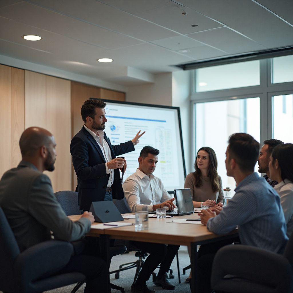 Corporate training session