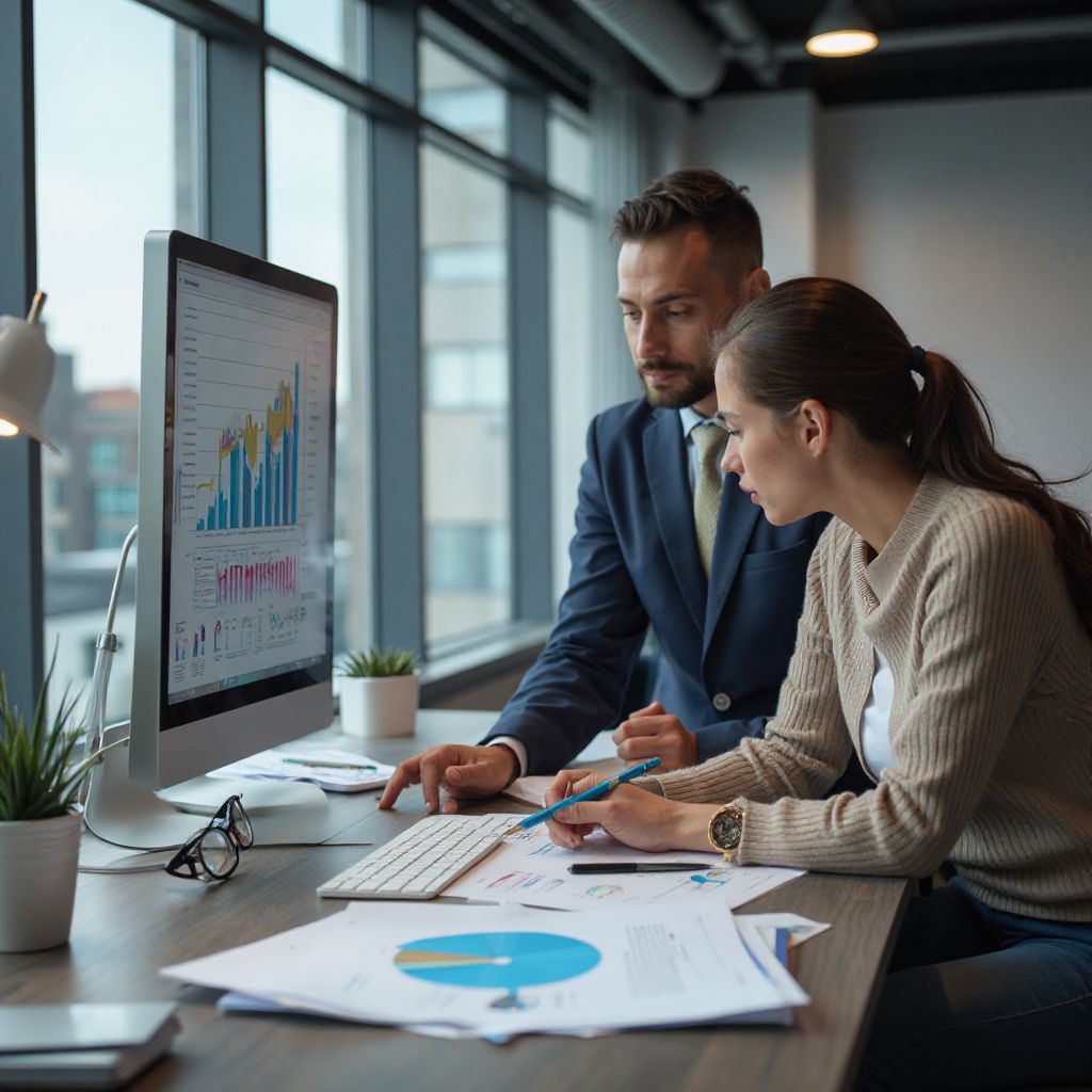 Research team analyzing data