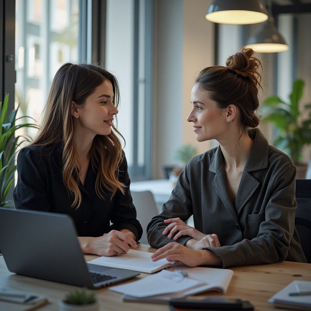 One-on-one coaching session