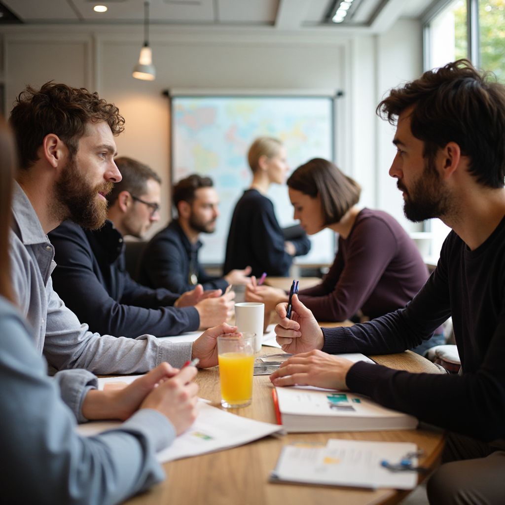Group workshop on personal development