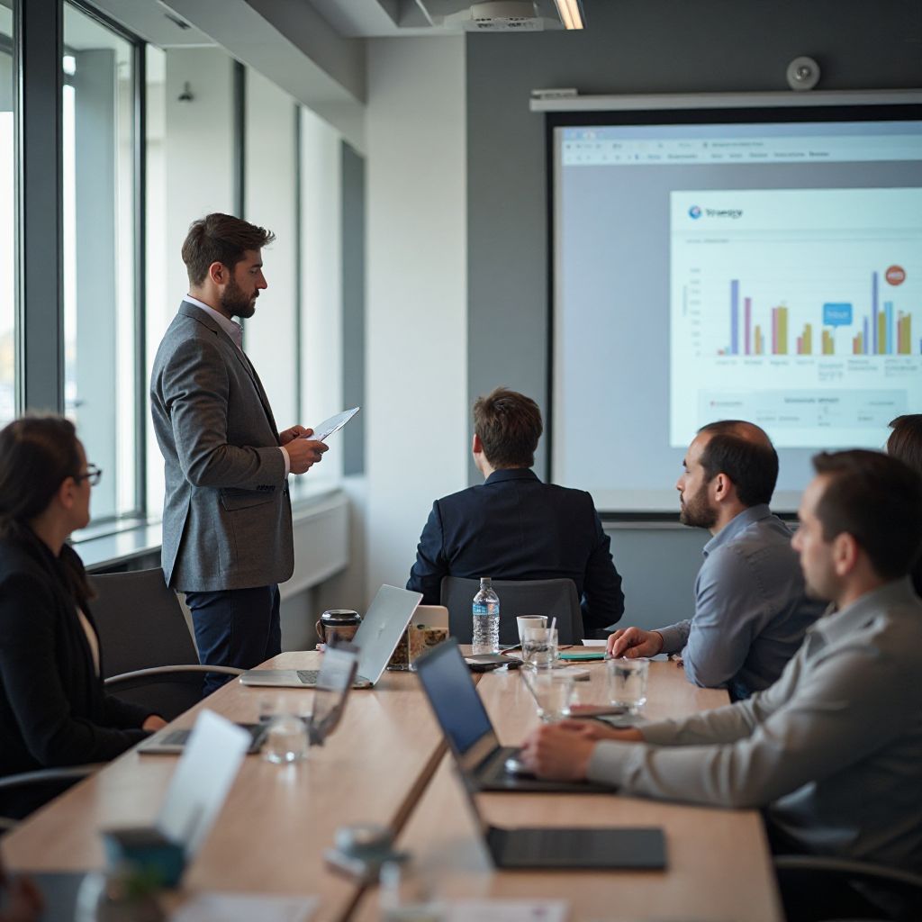 Corporate training session